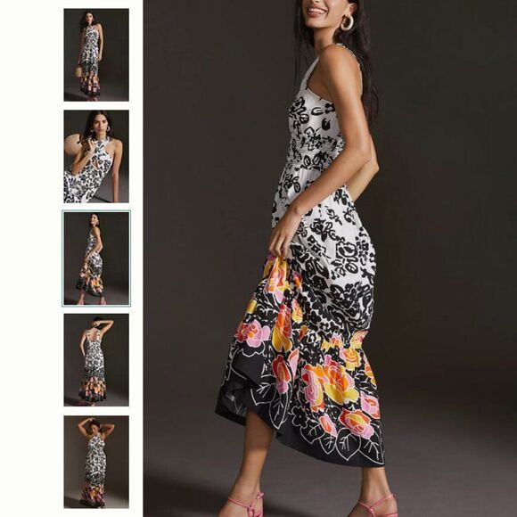 Anthropologie Plenty by Tracy Reese Halter Maxi Dress NWT - Picture 3 of 11